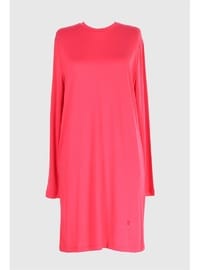 Basic Tesettür Tunik Pembe