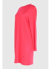 Basic Tesettür Tunik Pembe