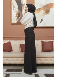 Gabardin Pantolon Etek 1162 Siyah