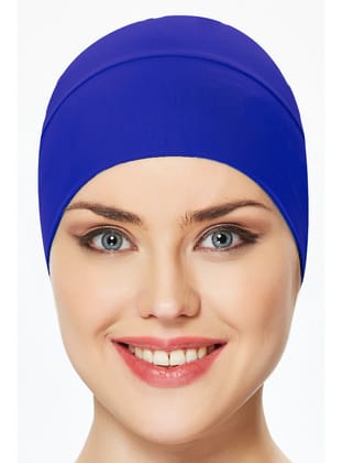 Havuz Deniz Düz Bone R-999-B Mavi01