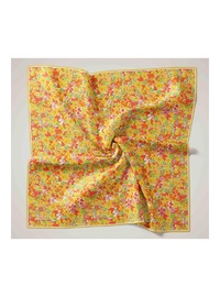 Çok Renkli Pamuklu Eşarp 90x90 cm