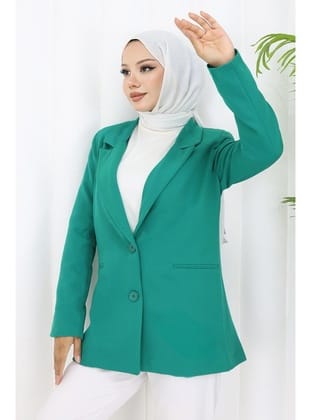 Kadın Ceket Zümrüt 6146