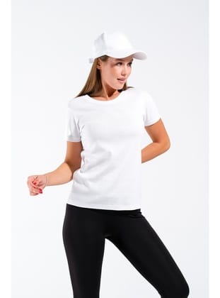 724103_Kadın Esnek Kısa Kollu Tshirt