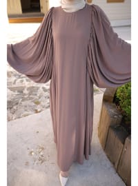 Firuze Elbise 8008 Vizon