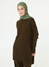 Triko Tunik & Pantolon Takım Haki