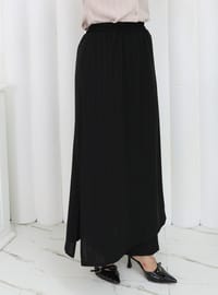 Siyah Pantolon Etek