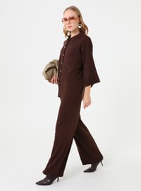Triko Takım Kahverengi