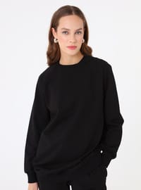 Reglan Kollu Spor Basic Eşofman Takım - Siyah - Benin