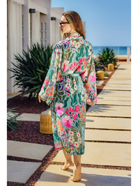 Yeşil Pareo Kimono