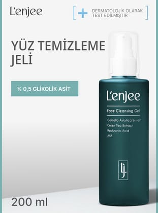 Yüz Temizleme Jeli - Renksiz - Lenjee
