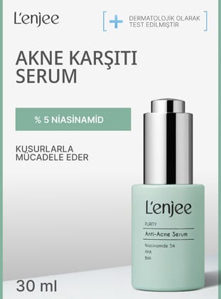 Sivilce ve Akne Karşıtı Serum-30ml - Renksiz - L`enjee