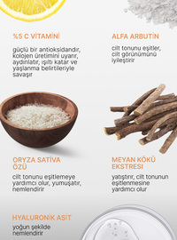 Aydınlatıcı ve Ton Eşitleyici Serum - Renksiz