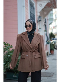 Kapuçino Kaşe Ceket 74cm