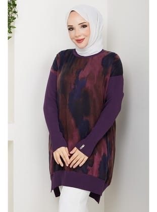 Kadın İpek Kupra Merserize Triko Tunik