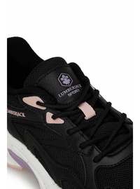 Fileli Kadın Sneaker Spor Ayakkabı Siyah