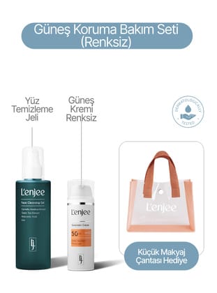 Güneş Koruma Bakım Seti (Renksiz) - Lenjee