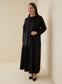 Büyük Beden Oversize Takım Siyah