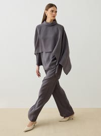 Asimetrik Kesim Tunik & Pantolon Takım