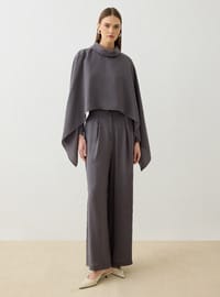Asimetrik Kesim Tunik & Pantolon Takım