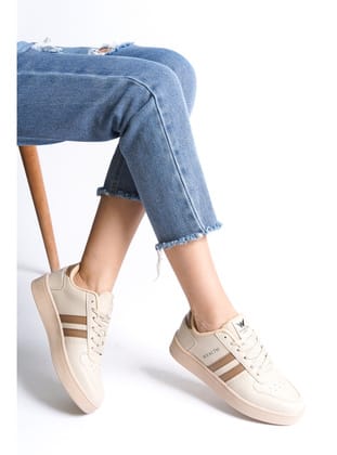 Bej Unisex Sneaker JH176