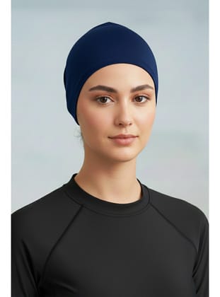 Havuz Deniz Düz Bone R-990 Lacivert