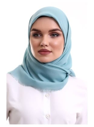 Pamuklu Pano Düz Desensiz Örtü Turkuaz
