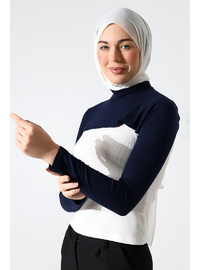 Balıkçı Yaka Kolluk Lacivert