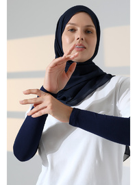 Dikişsiz Tesettür Kolluk 9 inch Lacivert