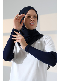 Dikişsiz Tesettür Kolluk 9 inch Lacivert