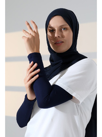 Dikişsiz Tesettür Kolluk 9 inch Lacivert
