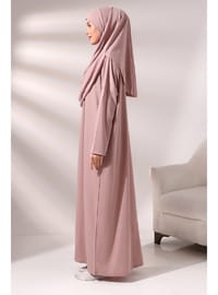 Gül Kurusu Namaz Elbisesi İbadet Seti