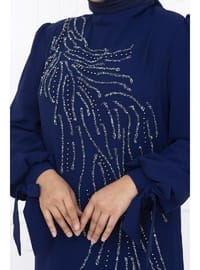 Abiye Elbise 145 cm Lacivert