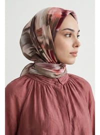 Vizon Geçişli Pamuk Eşarp