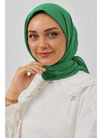 Organik Pamuk Eşarp - Yeşil