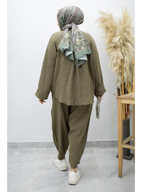 Oversize İkili Takım TSD260190 Haki