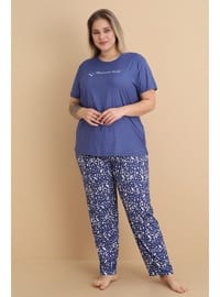 Mirano 9400 Yazlık Kısa Kollu Pegasus Büyük Beden Pijama Takımı