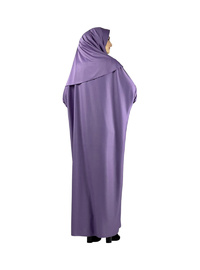 Namaz Elbisesi Seccade ve Tesbih Seti Lila