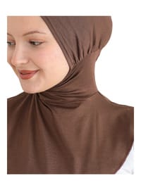 Pratik Hijab Spor Bone Kahverengi