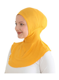 Pratik Hijab Spor Bone Sarı