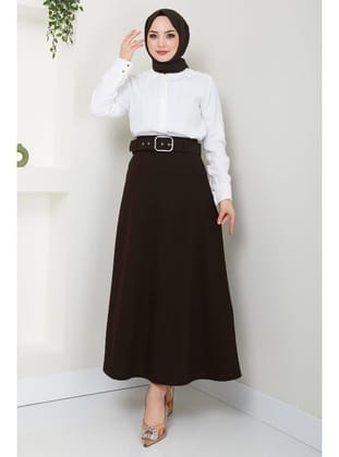 Kemerli Mevlana Etek Acı Kahve HM2370