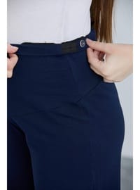 Hamile Bol Paça Pantolon Lacivert
