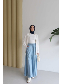 Bol Paça Denim Pantolon