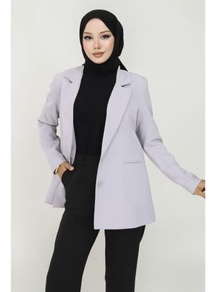 Kadın Ceket Gri 6146