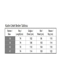 Kadın Ceket Beyaz 6146