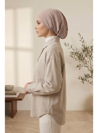 Drapeli Hazır Bone B 102A Vizon