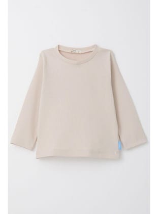 Breeze Erkek Çocuk Uzun Kollu Tişört Basic 1-4 Yaş, Bej