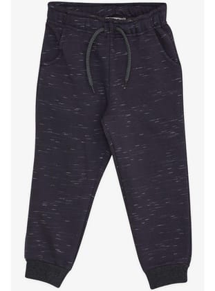 Breeze Girls & Boys Erkek Çocuk Alt Bağcık Aksesuarlı Cepli Beli Lastikli 1-4 Yaş, Füme