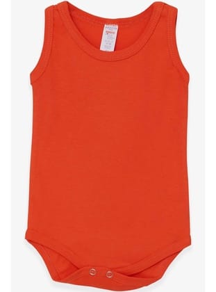 Breeze Kız Bebek Çıtçıtlı Body 9 Ay-3 Yaş, Turuncu