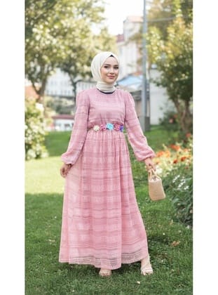Dantelli Anne Elbise Pembe 16800