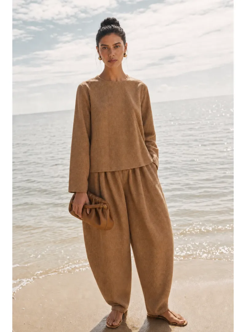 DUNE Modern Form Bluz Camel